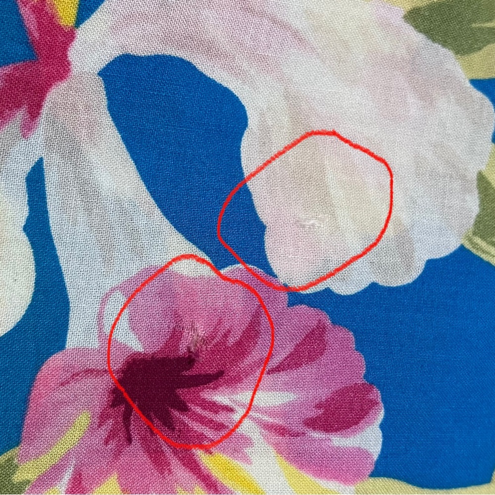 Lauren Ralph Lauren Vibrant Colorful Tropical Floral Mandarin Collar Tank Sz 3X - Picture 12 of 13